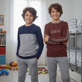 Genç Erkek Pamuklu 2 Adet 2'li Pijama Takımı AL008 V1, AL003 V1 BB2463