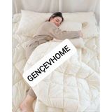Genç Ev Home Australia Soft Merinos Yün Yorgan Çift Kişilik 195X215 Yün Yorgan - % 100 Saf Yün - Wool - 195 x 215 cm - Beyaz