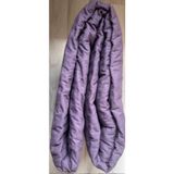 Genç Ev Home Düz Kapitoneli Çok Amaçlı Pike Tek Kişilik 160 x 220 cm Yatak Örtüsü - Mürdüm