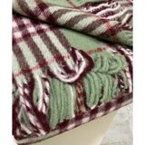 Genç Ev Home Gençev Home &selin& Yün Scotch Battaniye Battal Boy * Scotch Yün Battaniye - Yün - Wool - 200 x 220 cm - Yeşil