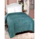 Genç Ev Home Mink Tomurcuk Battaniye Battal Boy 200X220 - 200 x 220 cm - Petrol Yeşili