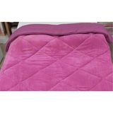 Genç Ev Home Welsoft Silikon Yorgan Tek Kişilik (Atık Malzeme Içermez) Yumuşak Bir Dokunuş / Kışlık - Yazlık ve Yatak Örtüsü Bir Arada - 155 x 215 cm - Mor