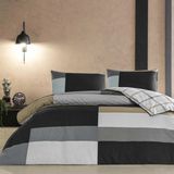 Genç Modası Ranforce Çift Kişilik Nevresim Takımı Nexie Antrasit - 200 x 220 cm
