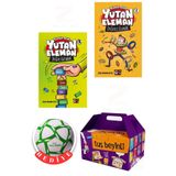 Genç Nesil Yusuf Asal-Tuş Beyinli ve Yutan Eleman Serisi- 10 Kitap Futbol Topu Hediyeli
