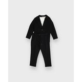 Genç Pamuk Likralı 3'lü Takım Elbise - 14 Yaş - Lacivert