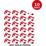Genç Sağlık Otomatik Kan Alma Turnikesi (10 Adet)
