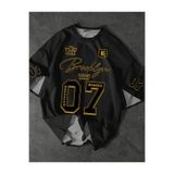 gencerco Brooklyn Baskılı Premium Oversize T-shirt