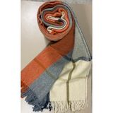 Gençev Home &selin& %100 Saf Yün Scotch Battaniye Tek Kişilik Yün Battaniye - % 100 Saf Yün - Wool - 160 x 220 cm - Renkli