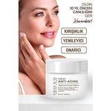 Gençleştirici Anti-Aging Krem 50 ml Kırışıklık ve İnce Çizgi Karşıtı Vegan Niacinamide İçerikli