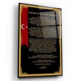 Gençliğe Hitabe Cam Tablo