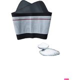 Gençplus Owli Termal Sauna Kemer Bel Korsesi Neopren Zayıflama Kemeri Medikal Korse + Lut Gölü Tuzu - 25 cm - Standart