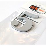Gendec Metalik Gri Kapı Numarası 7cm No:5 Kendinden Yapışkanlı Kullanım Kolaylığı