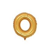 Genel 100 Cm Gold Folyo Balon, Helyum ve ile Şişirilebilir, O Harfi Şeklinde, Doğum Günü ve Kutlama Partileri için Metalik Dekoratif Rakam, 1 Adet