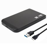 Genel 2.5in USB3.0 SATA SSD HDD Sabit Sürücü Kutusu 5 Gbps 3TB USB3.0 SATA Taşınabilir Sabit Sürücü Kutusu (Siyah)