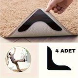 Genel 4 Adet L Tipi Kaymaz Halı Köşe Stickerı – Halı ve Kilim Kaydırmaz Tutucu Ped - Standart