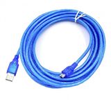 Genel 5 Metre 5 Pin Mini USB Şarj ve Data Kablosu