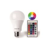 Genel 9W RGB Led Ampul Renk Değiştiren Dimmerli Uzaktan Kumandalı, gold src0002