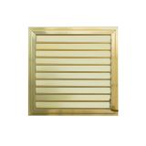 Genel Alüminyum Menfez Havalandırma Panjur, Uzun Ömürlü, Banyo WC için, Türkiye Üretimi (GOLD, 40CMX45CM)