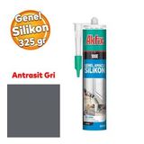 Genel Amaçlı Antrasit Gri Akrilik Mastik Silikon 325 Gr Kapı Pencere Pvc Montaj Yalıtım Yapışma