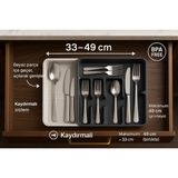 Genel Ayarlanabilir Çekmece Içi Kaşıklık – Mutfak Çatal Bıçak Düzenleyici, Kaydırmalı Sistem, Bpa Free - Standart