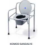 Genel Ayarlanabilir Yükseklikli Komod Sandalye | Tuvalet Ihtiyacı Için Pratik ve Güvenli Kullanım | Çıkarılabilir Kova | Ev ve Hastane Kullanımına Uygun