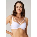 Genel Balenli Desteksiz Dolgusuz Askıları Çıkabilen Yaka Detaylı T-Shirt Sütyeni, 90B, P492910S7696, Siyah, Kadın