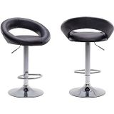 Genel BAR TABURESİ: Modern, FÜME, Suni Deri, Yuvarlak, Krom, Basit, 64 cm