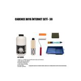 Genel Cadence 2 Litre Antik Beyaz 500Ml Taş Vernik Set Çok Renkli Tek Ebat