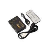 Genel DESTE ELEKTRONİK 5 Port 4K Kumandalı Ultra HD HDMI Switch, 5 Cihaz 1 Monitör Seçmeli Switch
