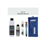 Genel Fayans Tezgah B-Ambiente Islak Zemin Aw-03 Eskimiş Beyaz 250Ml Katalizör 20Gr Taşvernk120 Satruloset Eskimiş Beyaz Tek Ebat