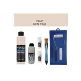 Genel Fayans Tezgah B-Ambiente Islak Zemin Aw-07 Kumtaşı 250Ml Katalizör 20Gr Taşvernikmat120 Satenruloset Kumtaşı Tek Ebat