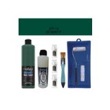 Genel Fayans Tezgah B.-Ambiente Islak Zemin Aw-14 Zümrüt 500Ml Katalizör 30Gr Taş Vernik 250 Satenruloset Tek Ebat