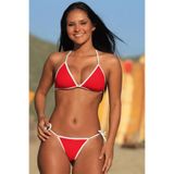 Genel i Bikini Takım - Ayarlanabilir Büstiyerli Tanga Bikini Takımı, S, P324135S1230, Renkli, Kadın