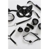 Genel Kadın Fantezi 7'li Harness Set, Tek Ebat, P492277S5954, Siyah