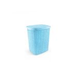 Genel Kapaklı Örgü Desenli Plastik Çamaşır Sepeti, P274175S1243
