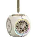 Genel Küp Tasarım Bluetooth Hoparlör, Pembe, RGB LED Işıklı, Taşınabilir, Stres Çarkı Fonksiyonu, Stress Çarkı Görevi Görür