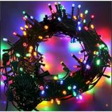 Genel Markalar 10 M 100 Led Boncuk Lamba RGB Işık Siyah Kablo MZ-18-10