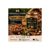 Genel Markalar % 100 Giresun Kalite Fındık Ezmesi (% 80 fındık % 20 şeker) 550Gr Fındık Ezmesi