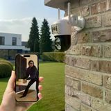 Genel Markalar 3 Kameralı Kablolu Akıllı Güvenlik Kamerası – 360° PTZ Hareketli, Çift Antenli, WiFi IP, Gece Görüşlü Dış Mekan Kamera (4745)
