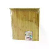 Genel Markalar 38X45CM AHŞAP BAMBU KESİM PANOSU - KESME TAHTASI TEZGAH ÜSTÜ KANALLI - KENAR DESTEKLİ (4745)