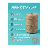 Genel Markalar 4 MM 100METRE JUT HALAT