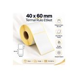 Genel Markalar 40x60 mm Rulo Ribonsuz Termal Barkod Etiketi 40 mm Masura 1000 Sarım