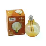 Genel Markalar 4W - E27 GOLD COLOR FLAMENT RUSTİK AMPUL 400LUMEN - 2200K KIRILMAZ GÖVDE (4745)