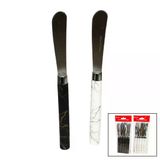 Genel Markalar 5 PARÇA UZUN KAHVALTI BIÇAK - MERMER DESEN SAPLI 16.5 cm (4745)