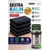 Genel Markalar 80x110 Endüstriyel Extra Kalın Çöp Poşeti (10kg)