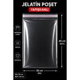 Genel Markalar ADAPAK 100 adet 30x45 bantlı Yapışkanlı Şeffaf jelatin Poşet