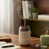 Genel Markalar Ahşap Odun Ateşi Tasarımlı 280 Ml Ultrasonik Hava Nemlendirici & Aroma Difüzör – Soğuk Buhar Makinesi, Led Işıklı, Ortam Nemlendirici (4745)