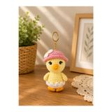 Genel Markalar Amigurumi Örgü civciv Anahtarlık Sevimli Çanta Aksesuarı Hediyelik