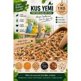 Genel Markalar Aslia 1 KG Açık Kuş Yemi Karışımı – Muhabbet Kuşu, Kanarya, Sultan Papağanı ve Süs Kuşları İçin