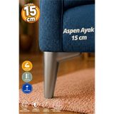 Genel Markalar Aspen Lüks Gümüş Mobilya Kanepe Koltuk Tv Ünitesi Baza Yükseltici Ayağı Ayakları 15 Cm Krom Plastik